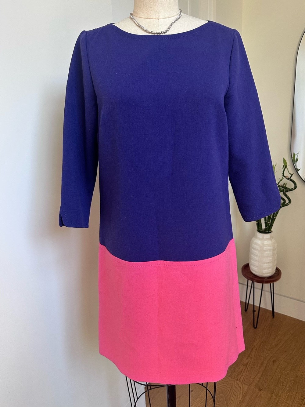 LOFT Purple-Pink Shift Dress (US 4/6, XS but runs larger)